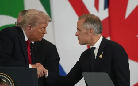 Carney Meets Trump at FIFA Draw Event