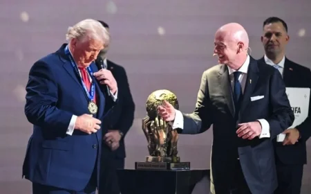 FIFA Introduces ‘Peace Award’, Honors U.S. President under Trump’s Influence