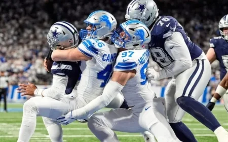 Kelvin Sheppard Boosts Lions’ Pass Rush in Clash with Cowboys