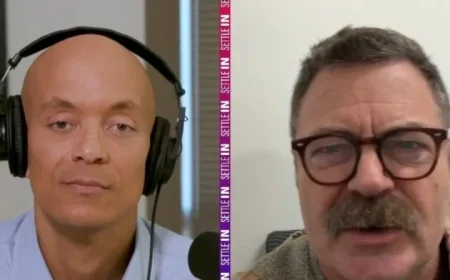 Nick Offerman Joins Geoff Bennett on ‘Settle In’ Podcast