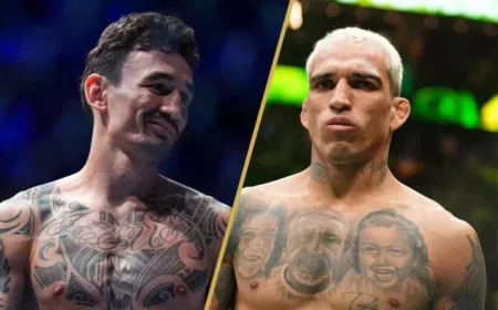 Max Holloway Defends BMF Title Against Charles Oliveira at UFC 326
