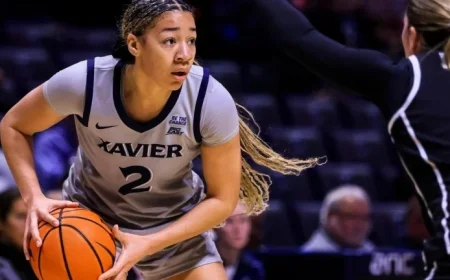Xavier Defeats Friars as Three Musketeers Score in Double Digits