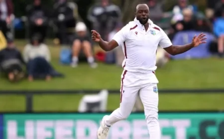 West Indies Veteran Pacer Claims Five Wickets in Test Comeback Against New Zealand