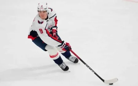 Capitals’ Ryan Leonard Injured by Trouba Hit Against Ducks