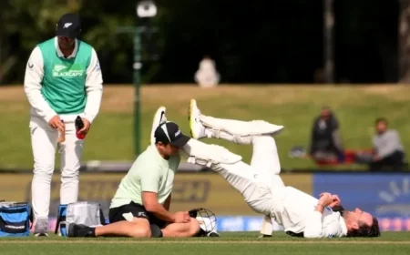 Blundell, Smith, Henry Injured in Christchurch; Jamieson Rejoins Plunket Shield