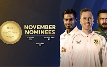 November Men’s Player of the Month Nominees Announced