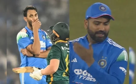 Rohit Sharma Criticizes Prasidh Krishna’s Bowling in 2nd ODI
