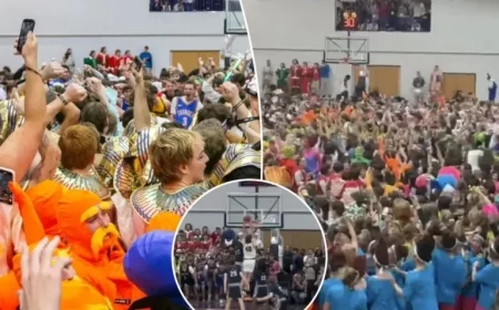 Taylor University Fans Storm Court in Chaotic ‘Silent Night’ Tradition During 118-33 Win