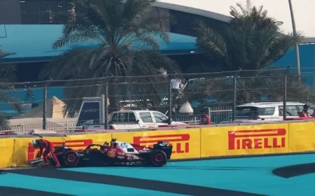 George Russell Leads FP3 in Abu Dhabi; Lewis Hamilton Crashes Out
