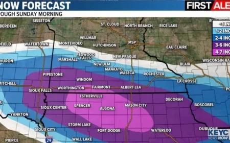 Snowstorm Set to Deliver Several Inches Today and Tonight