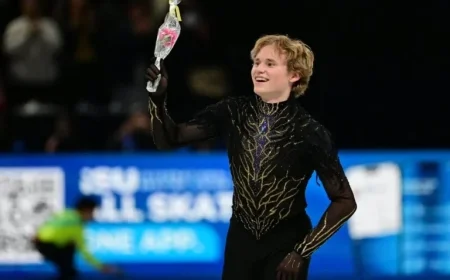 Ilia Malinin Sets World Record with Stunning Olympic Tune-Up Skate