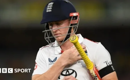 England Crumbles on Third Day of Second Ashes Test in Brisbane 2025