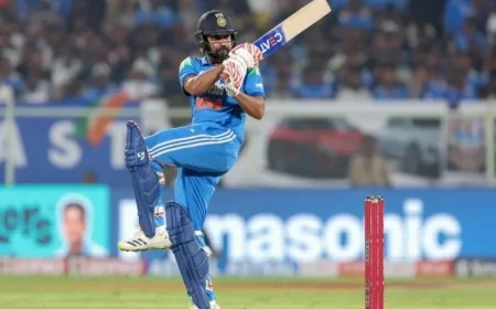 Rohit Sharma Achieves 20,000 International Runs as Fourth Indian Cricketer