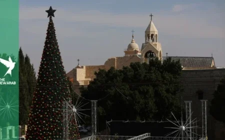 Bethlehem’s Christmas Lights Illuminate Amid Palestinian Struggles