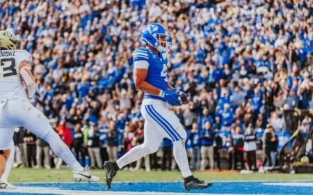 LJ Martin Aims to Guide No. 11 BYU to CFP Success