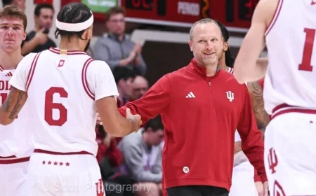 IU Basketball Faces Louisville Showdown at Gainbridge Fieldhouse