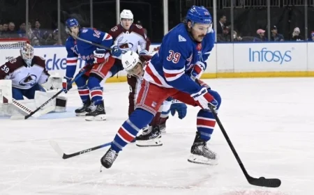 Avalanche Edge Rangers in Overtime with Nate McKinnon’s Winning Goal