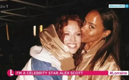 Alex Scott Updates on Jess Glynne’s Family News After I’m A Celeb Exit