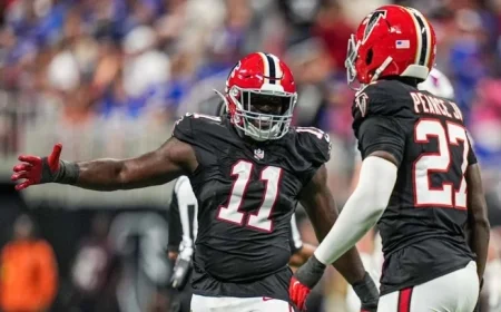 Falcons’ Dynamic Duo: Jalon Walker and James Peace Jr. Impress