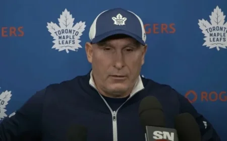 Berube Explains Maccelli’s Bench: Struggles and Strategy Behind Lineup Decision