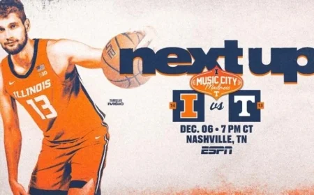 Illinois and Tennessee Face Off in Nashville’s Music City Madness