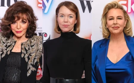 Joan Collins, Anna Maxwell Martin Shine at WFTV Awards