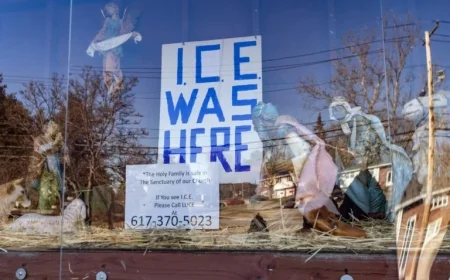 Dedham Church Defends Anti-ICE Nativity Scene Amid Controversy