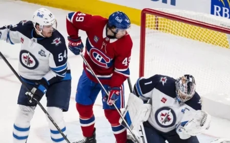 Jets’ Comrie Shines Despite Shootout Loss to Canadiens