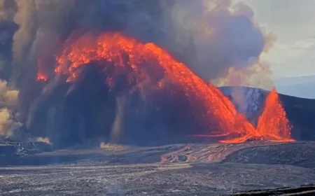 Kilauea Eruption Unleashes Massive Lava Fountain, Disabling Webcam
