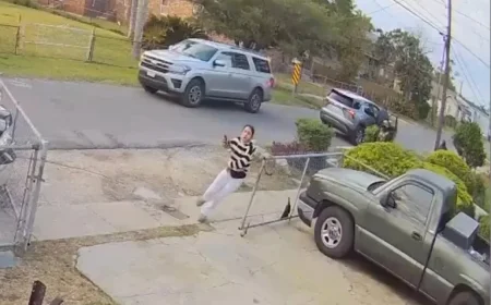 Masked Border Patrol Agent Chases Woman Home in Louisiana Video