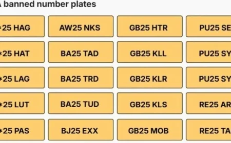 DVLA 2026 Number Plate Bans: Essential Guide for Drivers