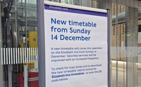 Elizabeth Line Boosts Saturday Service to Every 3 Minutes