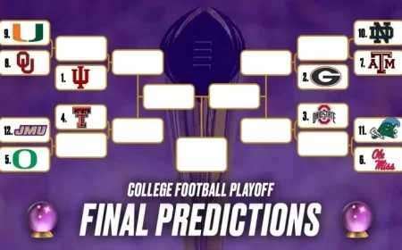 Predicted Final CFP Rankings and Bracket Ahead of Selection Sunday
