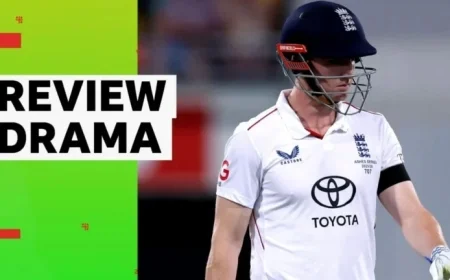 Ashes 2025: Australia Reviews Harry Brook’s Dismissal on Day 3