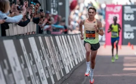 Olympic Triathlon Star Alex Yee Sets Record Time in Valencia Marathon