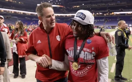 Indiana Clinches Big Ten Title, Secures College Football Playoff Top Seed