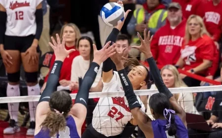 Nebraska Shines in NCAA 2nd Round Victory Over Kansas State