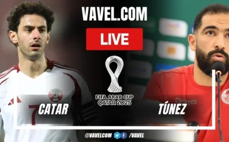Qatar vs Tunisia: Live Score Updates for 2025 FIFA Arab Cup Match
