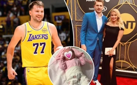Lakers’ Luka Doncic and Anamaria Goltes Welcome Second Daughter