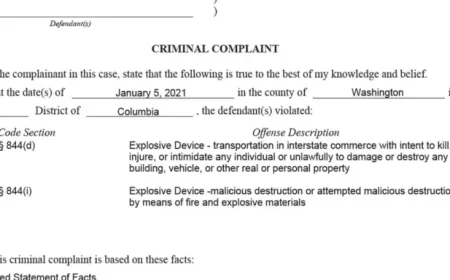 RNC/DNC Bombing Case: Charges Filed