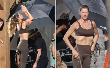 Gisele Bündchen Flaunts Fit Physique During Miami Film Shoot