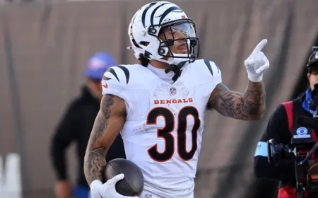 Chase Brown Seeks NFL History with 100-Yard Game Against Bills