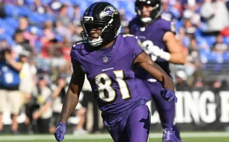 Ravens Announce Inactive Players for Steelers Matchup