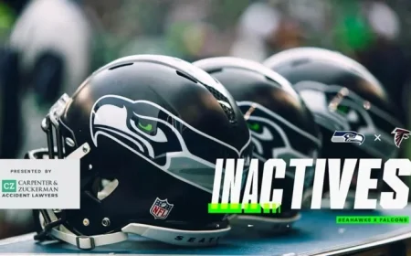 Seahawks vs. Falcons: Week 14 Inactive Players List