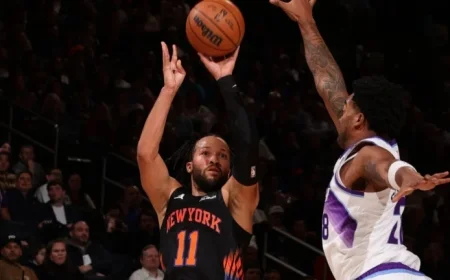 Knicks Dominate Early with Record 23-0 Lead Against Jazz