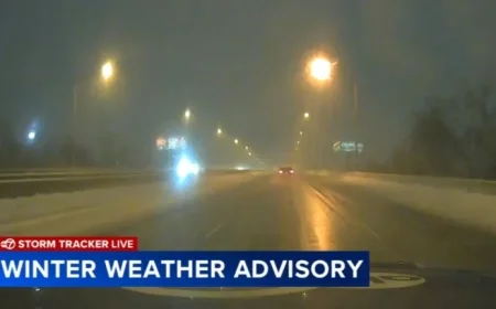 Chicago Snowstorm Disrupts Roads, Delays O’Hare Flights; More Snow Expected