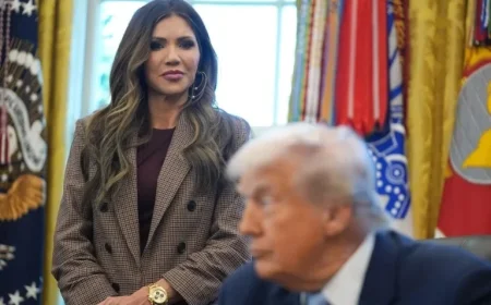 Trump May Soon Replace Kristi Noem, Sources Suggest