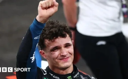Lando Norris Triumphs as Verstappen Secures Abu Dhabi Grand Prix Victory