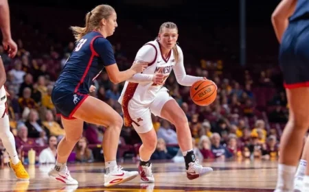 Minnesota Hosts No. 7 Maryland in Big Ten Season Opener Sunday