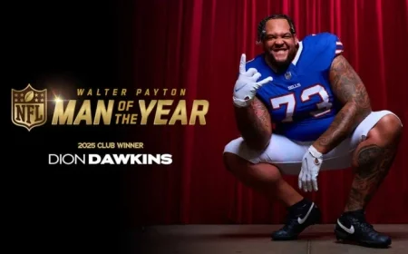 Dion Dawkins Wins Buffalo Bills’ 2025 Walter Payton Man of the Year